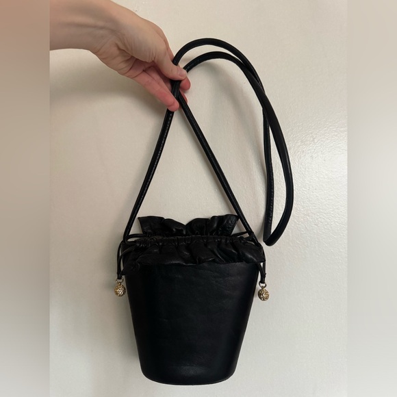 Vintage Leather Susan Gail bucket drawstring purse - Picture 10 of 12